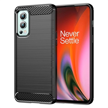 OnePlus Nord 2 5G Bardersed TPU pouzdro - uhlíkové vlákno