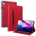 Obchodní styl Lenovo Tab P11 Smart Folio Case - červená
