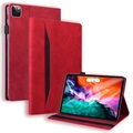 Obchodní styl iPad Air 2020/2022/iPad Pro 11 2021 Smart Folio Case - Red
