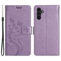 Série Samsung Galaxy A54 5G Butterfly Series peněženka - Violet