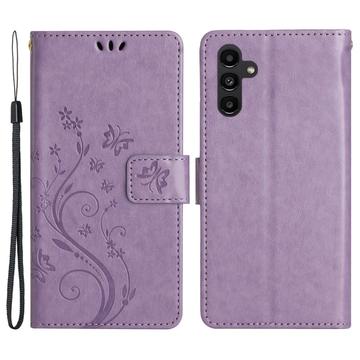 Série Samsung Galaxy A54 5G Butterfly Series peněženka - Violet