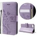 Série iPhone 7/8/SE (2020)/SE (2022) Butterfly Series peněženka - Violet