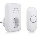 Byron DBY-22313 Wireless Doorbell Set - EU Plug - White