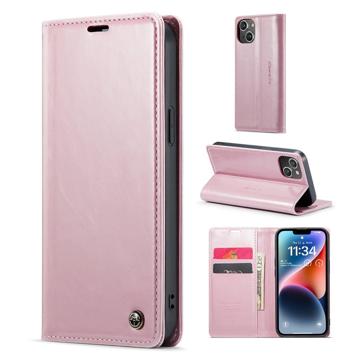 Caseme 003 Series iPhone 14 Pouzdro na Peněženku - Růžový