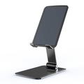 CCT15 Portable Folding Phone Holder Adjustable Anti-Slip Tablets Metal Stand for 4-13 inch Device - Tarnish