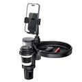 CP242 4-in-1 Car Cup Holder Expansion Tray - Black