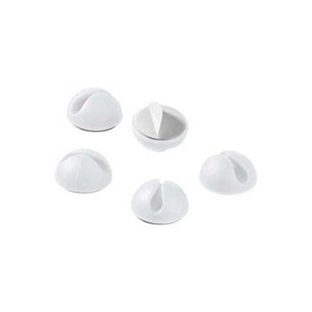 Sada držáku kabelů - bílá