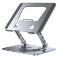 Carbon Steel Foldable Rotatable Laptop Stand YY-J29 - Silver