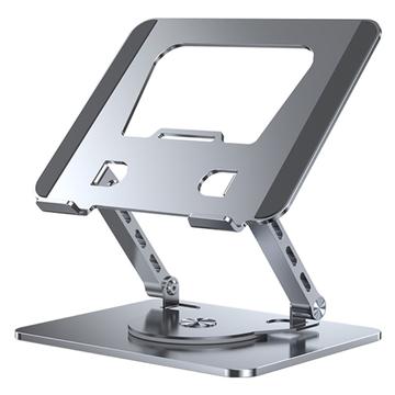 Carbon Steel Foldable Rotatable Laptop Stand YY-J29 - Silver