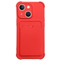 Série karet pro iPhone 13 Mini Silicone Case - červená