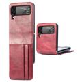 Card Series Samsung Galaxy Z Flip4 Wallet Case - Red
