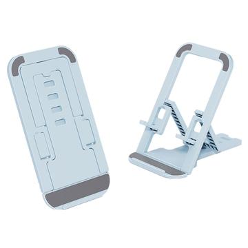 Card-Style Foldable Phone Holder - Blue