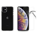 IPHONE 11 POUZDRO W/ 2X TEMPERED GLASS SCREEN PROTECTOR - CLEAR