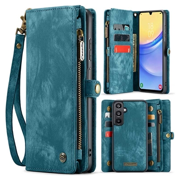 Samsung Galaxy A16 5G Caseme 008 2-in-1 Multifunctional Wallet Case - Blue