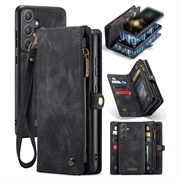 Samsung Galaxy A55 Caseme 008 2-in-1 Multifunctional Wallet Case - Black
