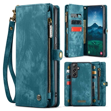 Samsung Galaxy S24 FE Caseme 008 2-in-1 Multifunctional Wallet Case - Blue