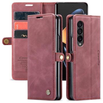Peněženka Caseme Řady 013 Samsung Galaxy Z Fold4 - Červené víno