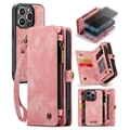 iPhone 15 Pro Max Caseme 2-in-1 Multifunctional Wallet Case - Pink