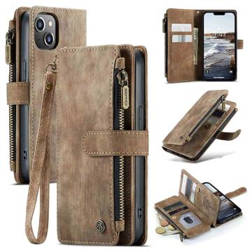 iPhone 14 Caseme C30 Multifunctional Wallet Case - Brown