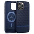 Caseology Parallax Mag iPhone 14 Pro Hybrid Case - Midnight Blue