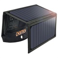 Choech Dual -Port skládací solární nabíječka - 19W - černá