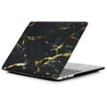 MacBook Pro 13.3 "2016 A1706 / A1708 Klasické pouzdro - Marble - Black / Gold