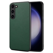 Samsung Galaxy S24 Potažené Hybridní Pouzdro - Zelená