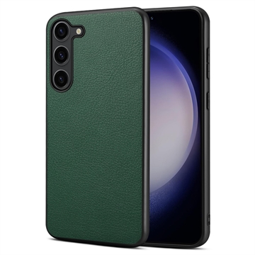 Samsung Galaxy S24 Potažené Hybridní Pouzdro - Zelená