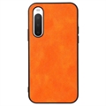 Sony Xperia 10 IV Potažené Hybridní Pouzdro - Oranžový
