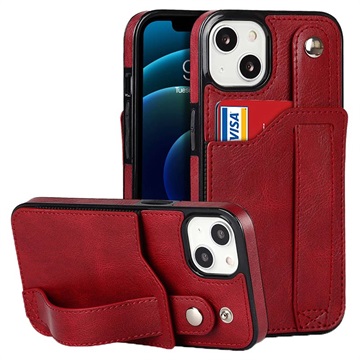 iPhone 13 Mini Coated TPU pouzdro s RFID - červená
