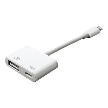 Kompatibilní blesk na adaptér fotoaparátu USB 3.0 - bílý