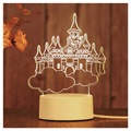 Creative Acrylic 3D Visual LED Night Lamp - hrad