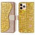 Croco Bling Series iPhone 13 Pro peněženka