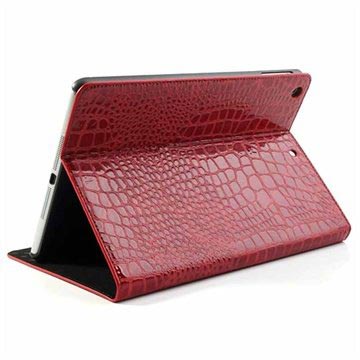 Pouzdro iPad Air Folio - Crocodile - Red