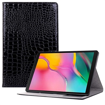 Samsung Galaxy Tab S5e Folio Case - Crocomile - Black