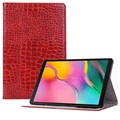 Samsung Galaxy Tab S5e Folio Case - Crocomile - Red
