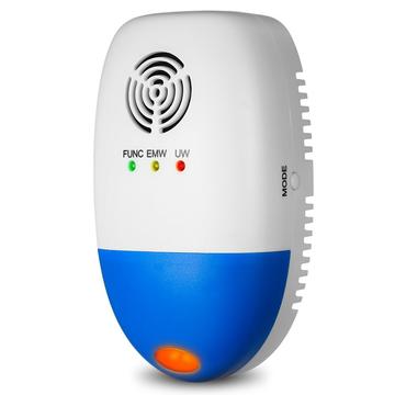 DC-9002 Ultrasonic Pest Repeller with 6 Modes - White