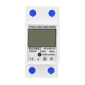 DDS662 Kilowatt Monitor spotřeby elektrické energie AC 230V 50Hz Měřič spotřeby elektrické energie Watt Tester - bílý