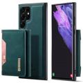 DG.MING M2 Samsung Galaxy S23 Ultra 5G Hybridní pouzdro s peněženkami - Zelená