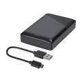 Deltaco PB-C1000 Powerbank with Fast Charge - 10000mAh - Black