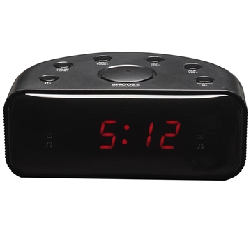 Denver CR-430 FM Clockradio with PLL Radio - Black