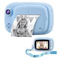 Digitální Instantní Fotoaparát pro Děti s 32GB Paměťovou Kartou (Otevřený box vyhovující) - Modrý