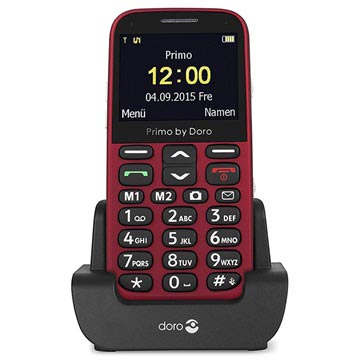Doro Primo 366 - 0,3MP, FM Radio, Bluetooth - červená