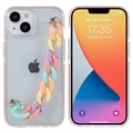 Dual-Color Série iPhone 14 Plus TPU Pouzdro - Barevný řemínek