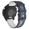Dual Color Garmin Vivoactive 4 Silicone Sports popruh - modrá / bílá