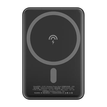 Dudao K14S MagSafe 10W Wireless Power Bank - 5000mAh - Black