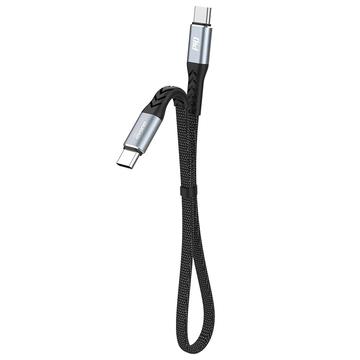 Dudao L10C Power Delivery USB-C Cable - 100W Fast Charging, 0.23m - Black