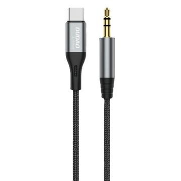 Dudao L11ProT USB-C to Minijack Cable - Type-C/3.5mm - 1m - Black