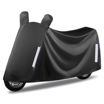 Dustproof and Rainproof Motorcycle Cover - 5XL - Black