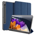 Dux Ducis Domo Samsung Galaxy Tab S7 Tri -Fold Case - modrá